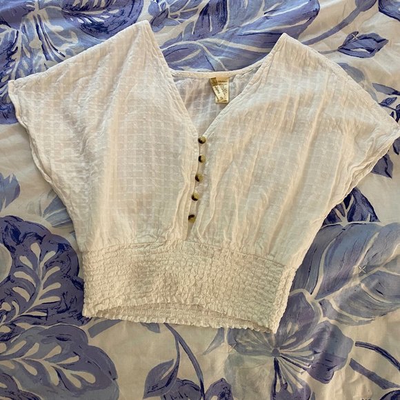 Japana white cropped top - Picture 1 of 3